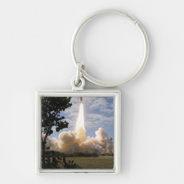 Space Shuttle Atlantis lifts off 19 Key Ring (Front)