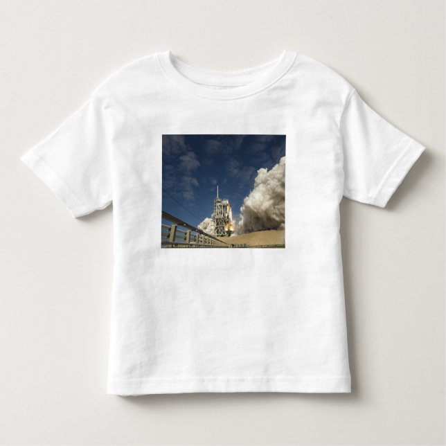 Space Shuttle Atlantis lifts off 20 Toddler T-Shirt (Front)