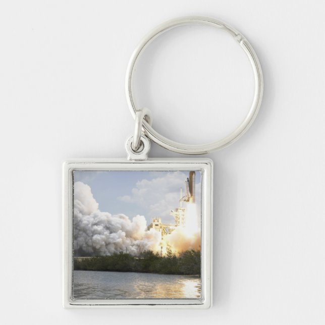 Space Shuttle Atlantis lifts off 22 Key Ring (Front)