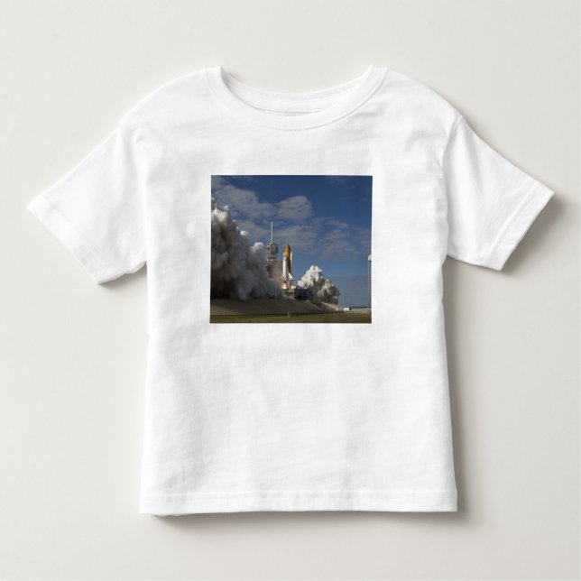 Space Shuttle Atlantis lifts off 23 Toddler T-Shirt (Front)