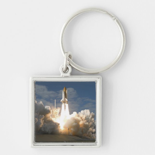 Space Shuttle Atlantis lifts off 24 Key Ring (Front)