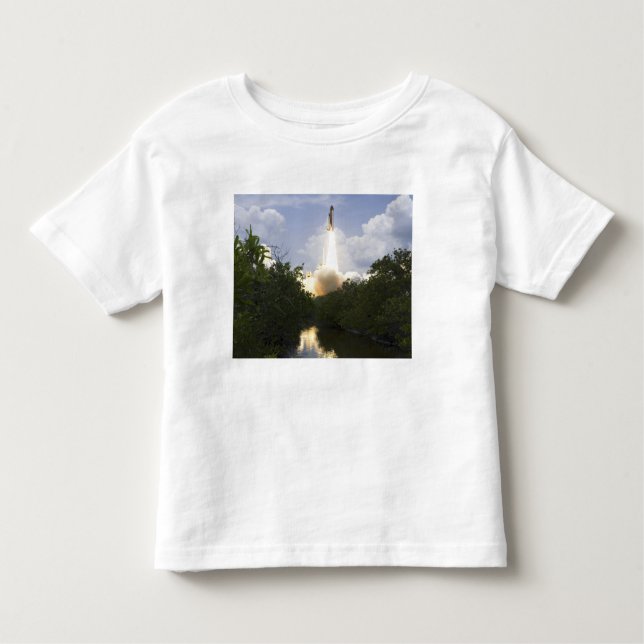 Space Shuttle Atlantis lifts off 26 Toddler T-Shirt (Front)