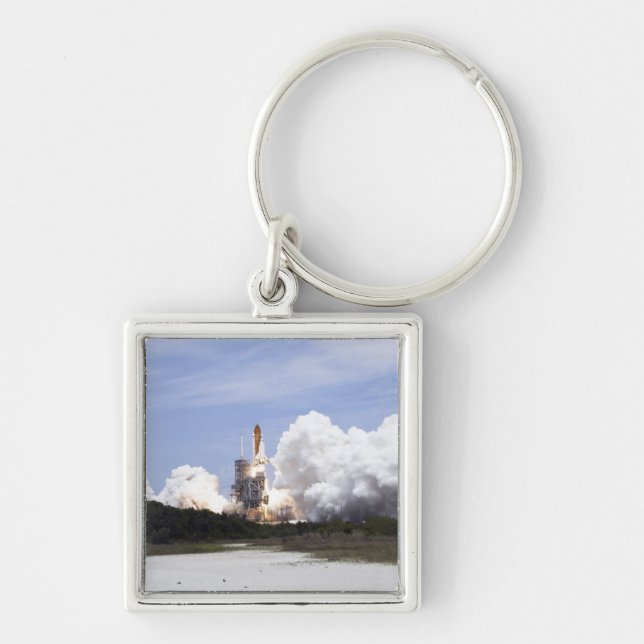 Space Shuttle Atlantis lifts off 27 Key Ring (Front)