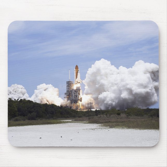 Space Shuttle Atlantis lifts off 27 Mouse Pad (Front)