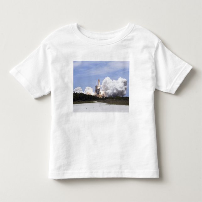 Space Shuttle Atlantis lifts off 27 Toddler T-Shirt (Front)