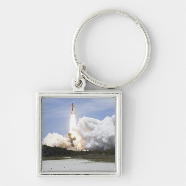 Space Shuttle Atlantis lifts off 28 Key Ring (Front)