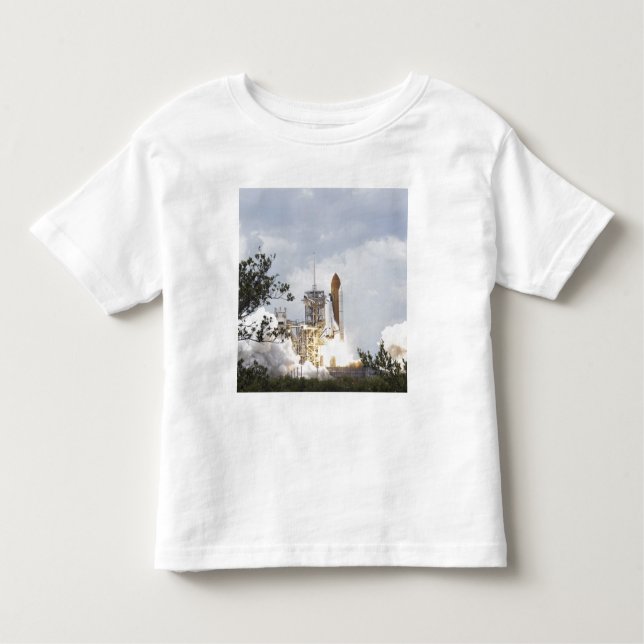 Space Shuttle Atlantis lifts off 3 Toddler T-Shirt (Front)