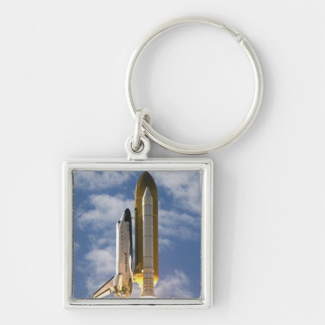 Space Shuttle Atlantis lifts off 6 Key Ring (Front)