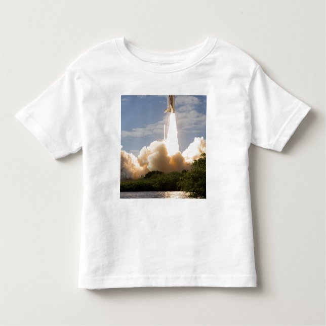 Space Shuttle Atlantis lifts off 8 Toddler T-Shirt (Front)