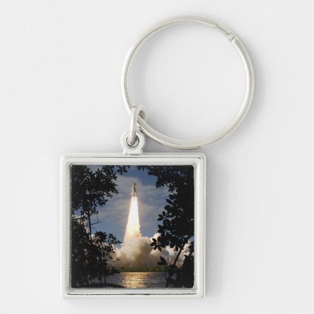 Space Shuttle Atlantis lifts off 9 Key Ring (Front)