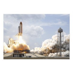 Space Shuttle Atlantis lifts off 9 Photo Print