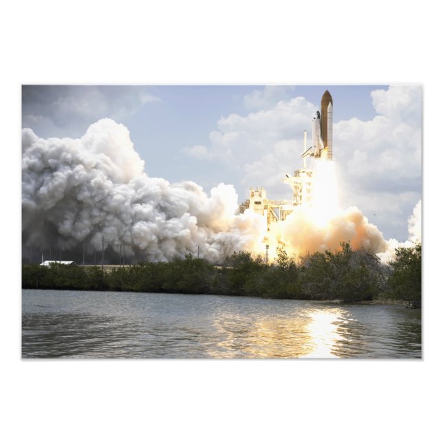 Space Shuttle Atlantis lifts off Photo Print (Front)