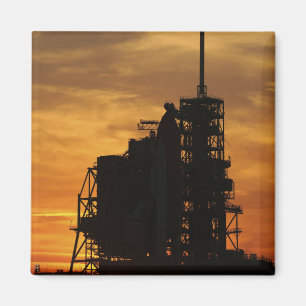 Space Shuttle Atlantis on the launch pad Magnet