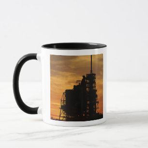 Space Shuttle Atlantis on the launch pad Mug