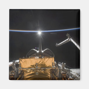 Space Shuttle Atlantis' payload bay Magnet