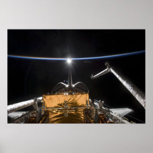 Space Shuttle Atlantis' payload bay Poster