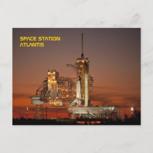 Space Shuttle Atlantis Postcard
