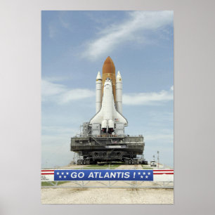Space shuttle Atlantis Poster