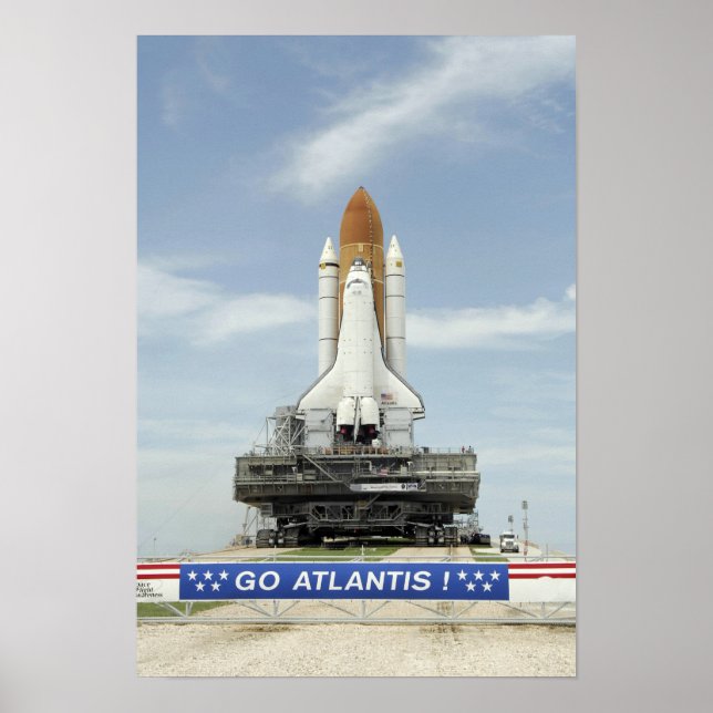 Space shuttle Atlantis Poster (Front)