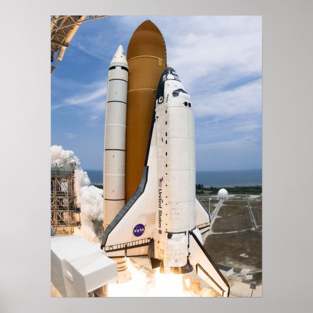 Space Shuttle Atlantis Poster (Front)