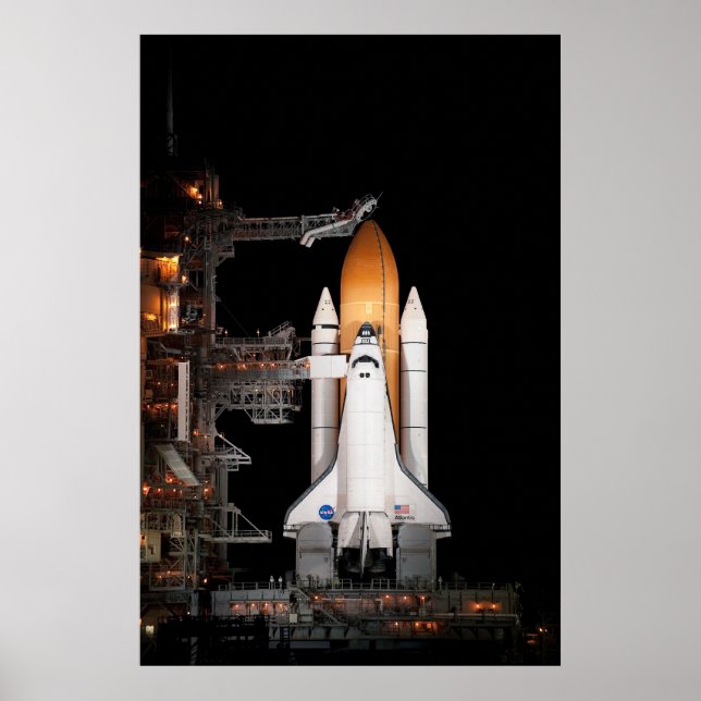 Space Shuttle Atlantis Poster (Front)