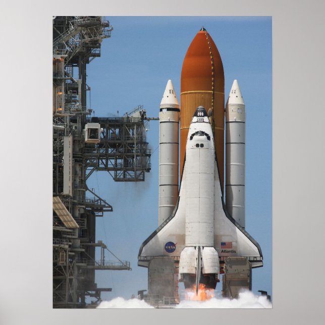 Space Shuttle Atlantis Poster (Front)