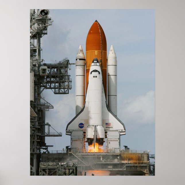 Space Shuttle Atlantis Poster (Front)