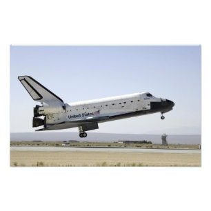 Space Shuttle Atlantis prepares for landing 2 Photo Print