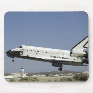 Space Shuttle Atlantis prepares for landing Mouse Pad