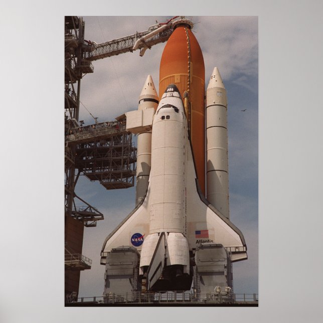 Space Shuttle Atlantis Ready for Launch (STS-106) Poster (Front)