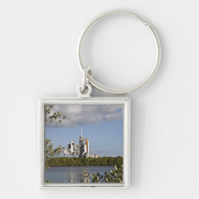 Space Shuttle Atlantis sits ready Key Ring (Front)