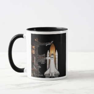 Space shuttle Atlantis sits ready Mug