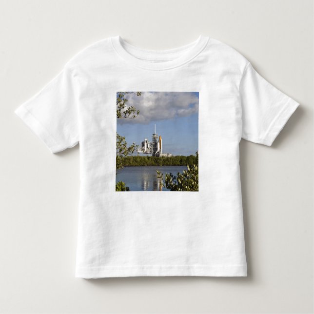 Space Shuttle Atlantis sits ready Toddler T-Shirt (Front)