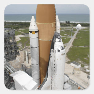Space shuttle Atlantis Square Sticker
