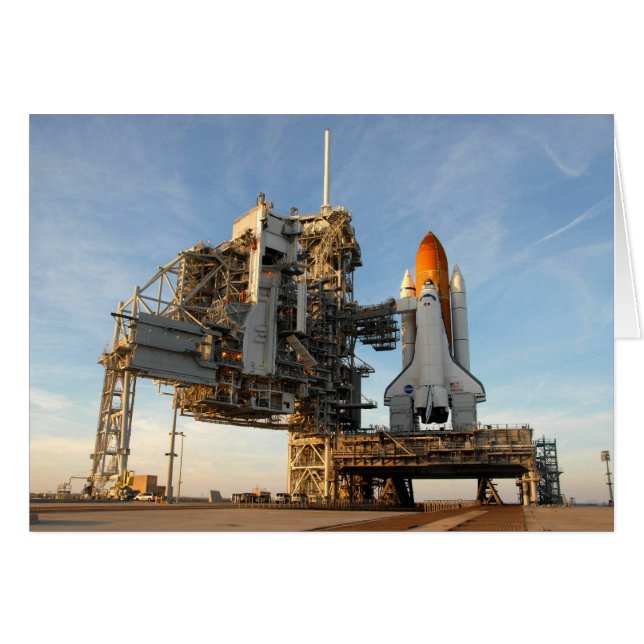 Space Shuttle Atlantis (STS-122) - launch pad (Front Horizontal)