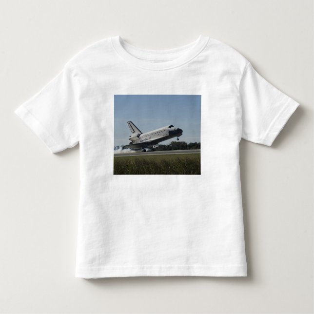 Space shuttle Atlantis touches down 2 Toddler T-Shirt (Front)