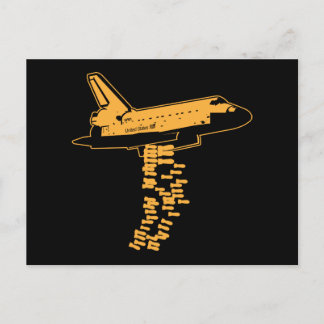 Space Shuttle Bomber Postcard