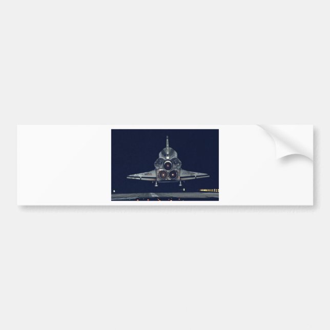Space Shuttle Bumper Sticker (Front)