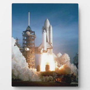 Space Shuttle Columbia Launching Plaque