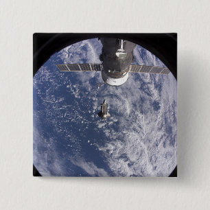 Space Shuttle Discovery 11 15 Cm Square Badge