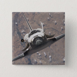Space Shuttle Discovery 15 15 Cm Square Badge