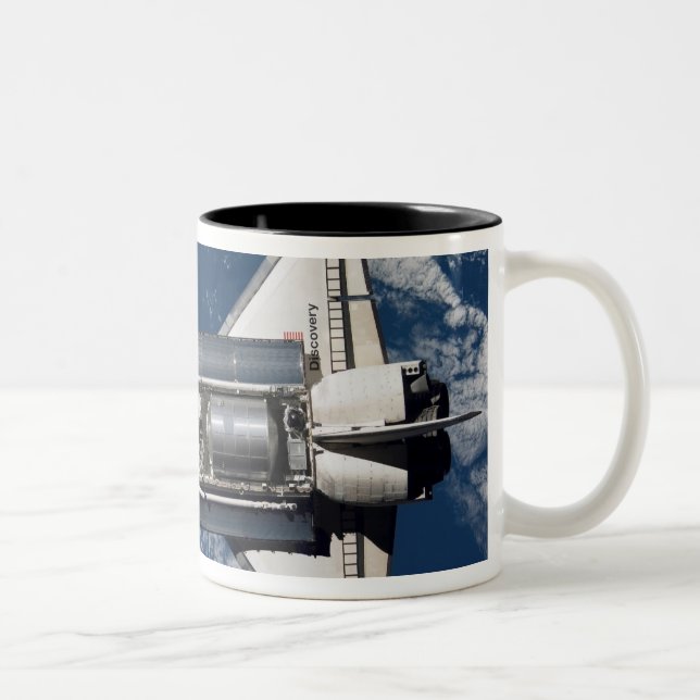 Space Shuttle Discovery 16 Two-Tone Coffee Mug (Right)