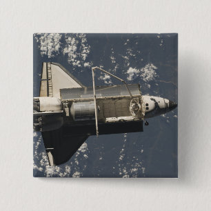 Space Shuttle Discovery 5 15 Cm Square Badge