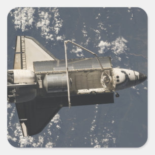 Space Shuttle Discovery 5 Square Sticker