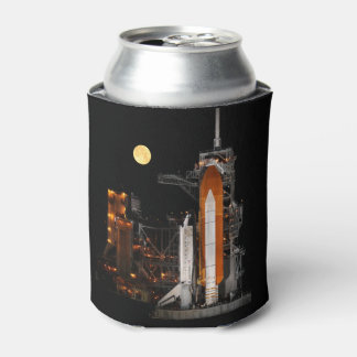 Space Shuttle Discovery and Moon Can Cooler