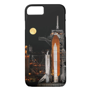 Space Shuttle Discovery and Moon iPhone 8/7 Case