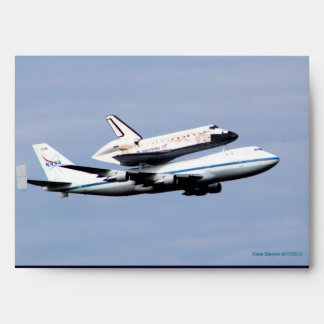 Space Shuttle Discovery Greeting Card Envelope