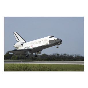 Space shuttle Discovery lands on Runway 33 2 Photo Print