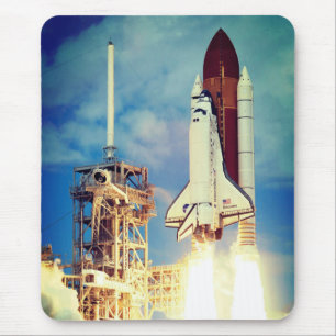 Space Shuttle Discovery Launch Mouse Pad