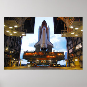 Space Shuttle Discovery Preps Poster